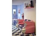 Pink Cadillac in our Vintage Salon room