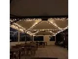 Fairy lights at night 