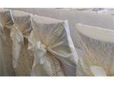 Listing image for Organza and Lace Chair Hoods