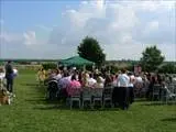 Pitch with countryside views