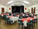 Colerne Village Hall Party setup