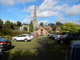 The hall from across the car park