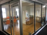 Glass office space