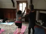 Yoga session
