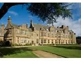 Minterne House from the south front lawn.