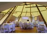 Tipi meeting space