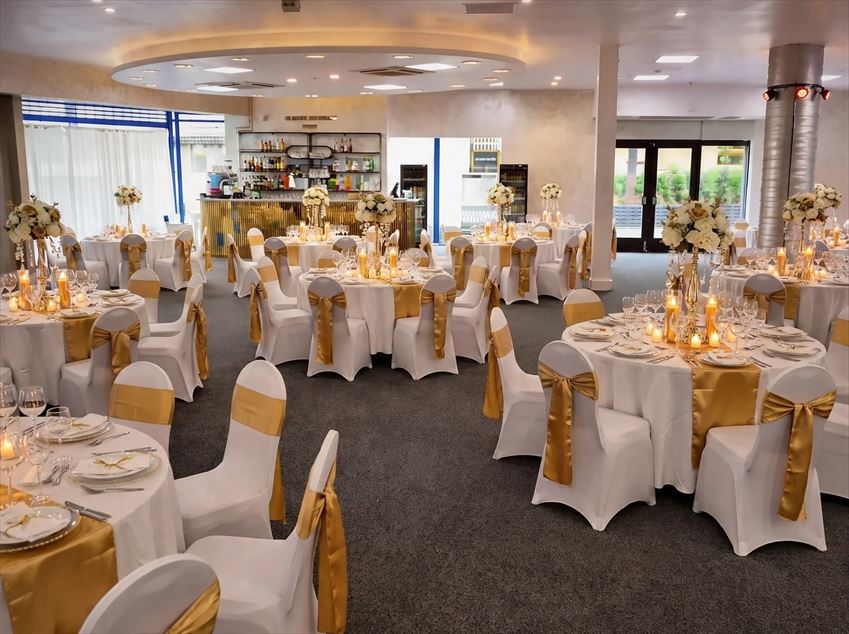 Grand Ballroom set for up to 300 guests
