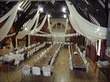 Main Hall - laid out for wedding reception
