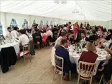 marquee reception meal