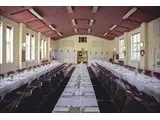 Main Hall set out for a wedding reception