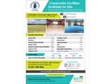 Community Facilities For Hire