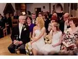 Guests awaiting the arrival of the bride in our medieval chapel