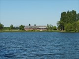 View to clubhouse across our lake