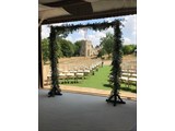 Wedding Ceremony - inside barn doors