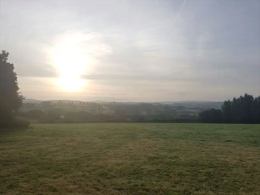 Beautiful early morning view of the Dorset countryside