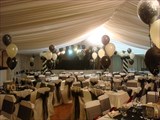 A. S. PARTY EVENTS Club Chesterfield Wedding Venue Dressing Chair Covers Marquee Drapes