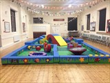 Main Hall set up for Soft Play