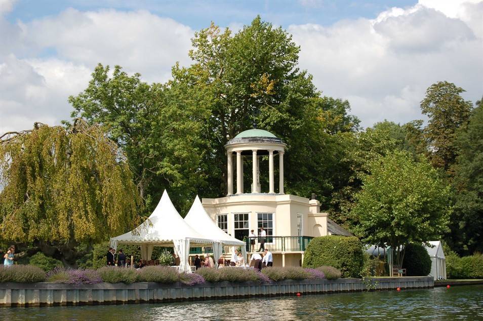 Temple Island with Marquee