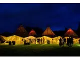 Evening celebrations in the tipi!