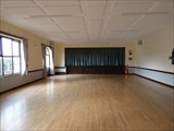 Loders Village Hall - new curtains and acoustic panels