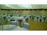Interior set out for a wedding reception