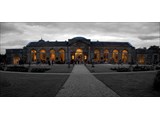 The Sculpture Gallery at night 