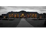 The Sculpture Gallery at night 