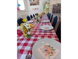 Table set for a summer party