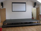Stage Area, Projector & Sound System 
