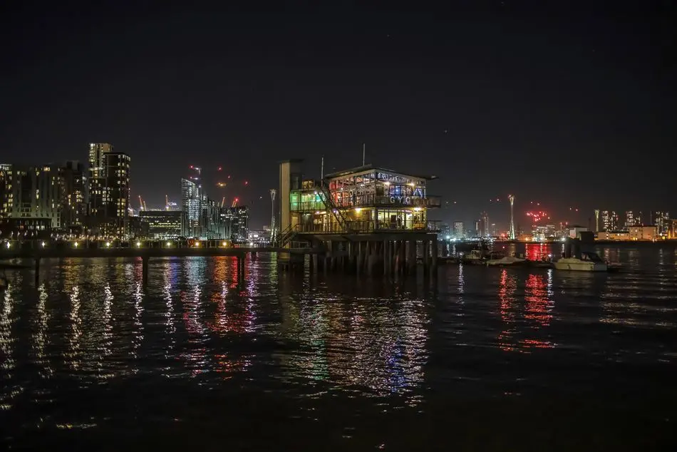 Clubhouse at night