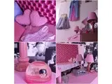 50s bedroom photography set