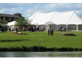 A traditional marquee at Maisemore Court