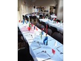 Large Hall Set up for a Party