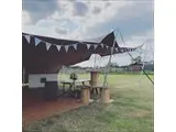 Stretch tent on Stone Siding Field