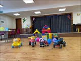Children's party at Onibury Village Hall