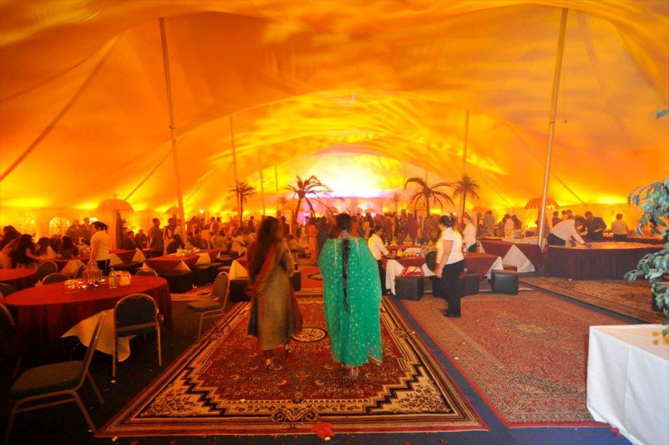 Chigwell Hall Marquee Venue, Chigwell, Essex The Marquee stands in