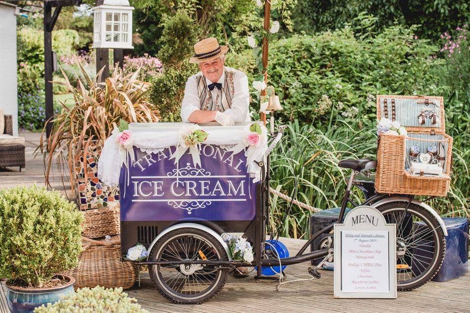 Ice Cream Dreams. Ice cream bicycles for hire.